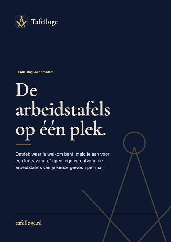 Omslag van de handleiding voor broeders