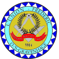 Logo van vrijmetselaarsloge L'Union Frédéric (nr. 106)