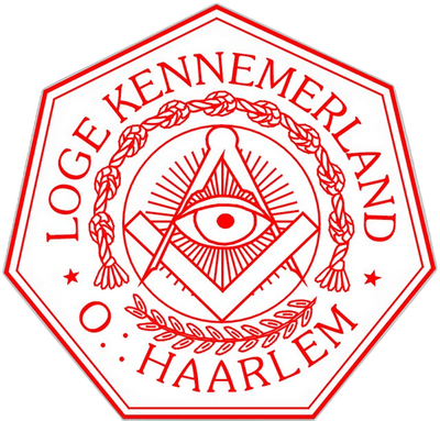 Logo van vrijmetselaarsloge Kennemerland (nr. 127)