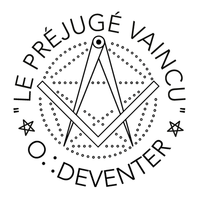 Logo van vrijmetselaarsloge Le Préjugé Vaincu (nr. 21)