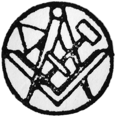 Logo van vrijmetselaarsloge De Vergenoeging (nr. 22)