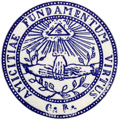 Logo van vrijmetselaarsloge De Geldersche Broederschap (nr. 23)