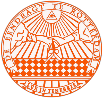 Logo van vrijmetselaarsloge De Eendragt (nr. 233)