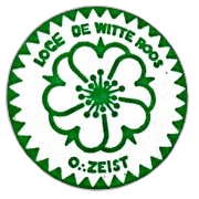 Logo van vrijmetselaarsloge De Witte Roos (nr. 234)