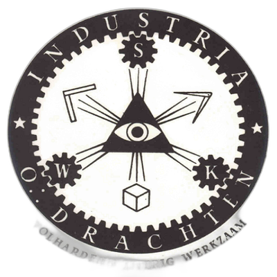 Logo van vrijmetselaarsloge Industria (nr. 255)