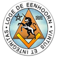 Logo van vrijmetselaarsloge De Eenhoorn (nr. 278)