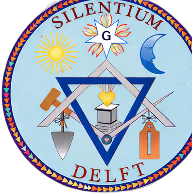 Logo van vrijmetselaarsloge Silentium (nr. 30)