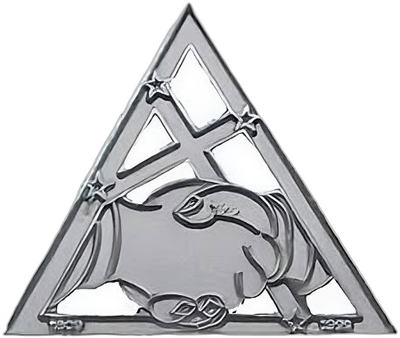 Logo van vrijmetselaarsloge De Vriendschap (nr. 35)