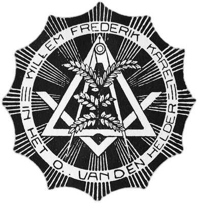 Logo van vrijmetselaarsloge Willem Frederik Karel (nr. 41)