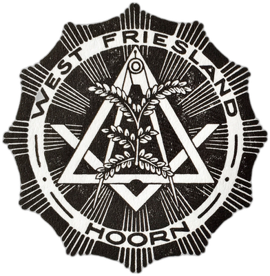 Logo van vrijmetselaarsloge West-Friesland (nr. 45)